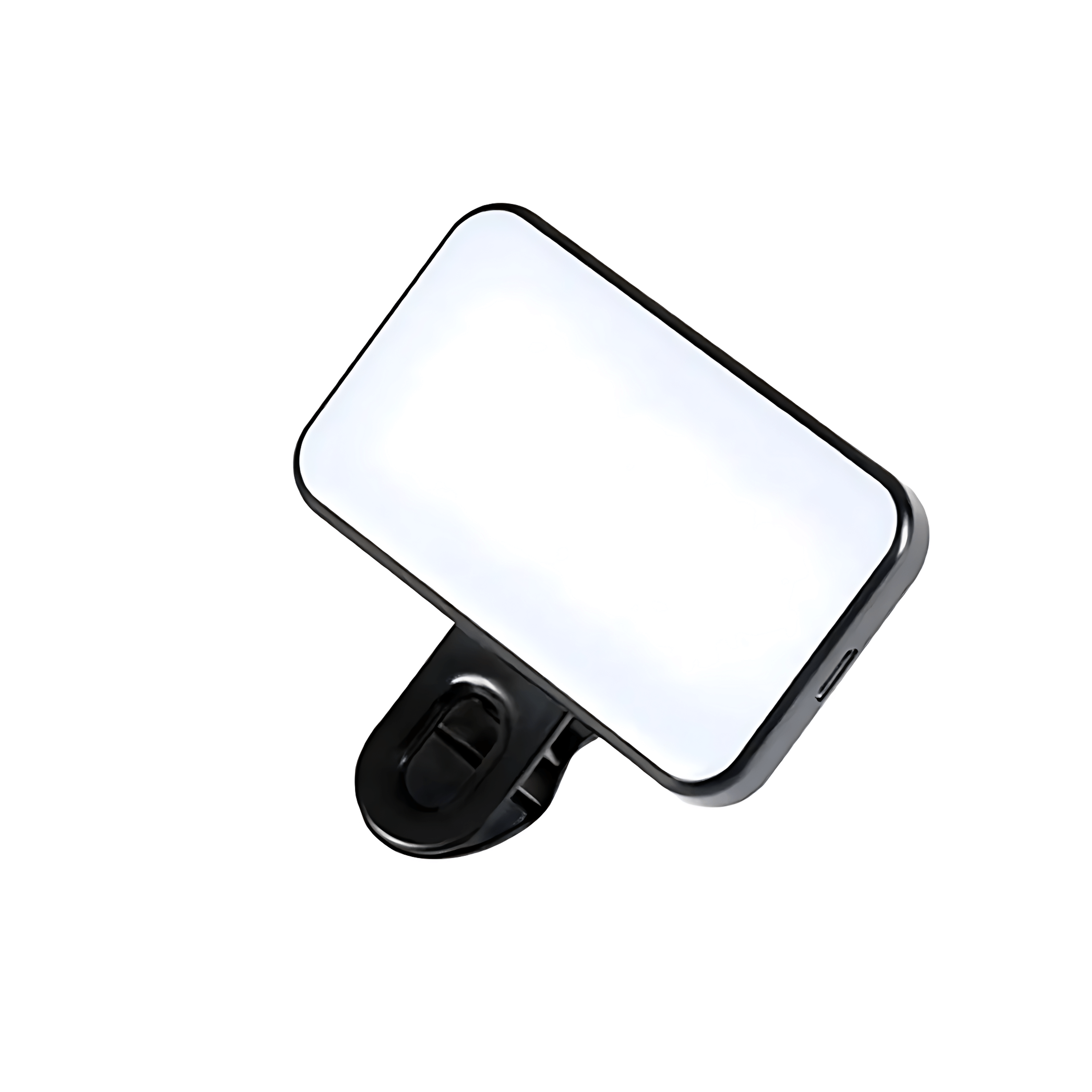 Pocket LED Selfie Light – Clip-On Phone & Laptop Fill Light, compact design for mobile devices and laptops.