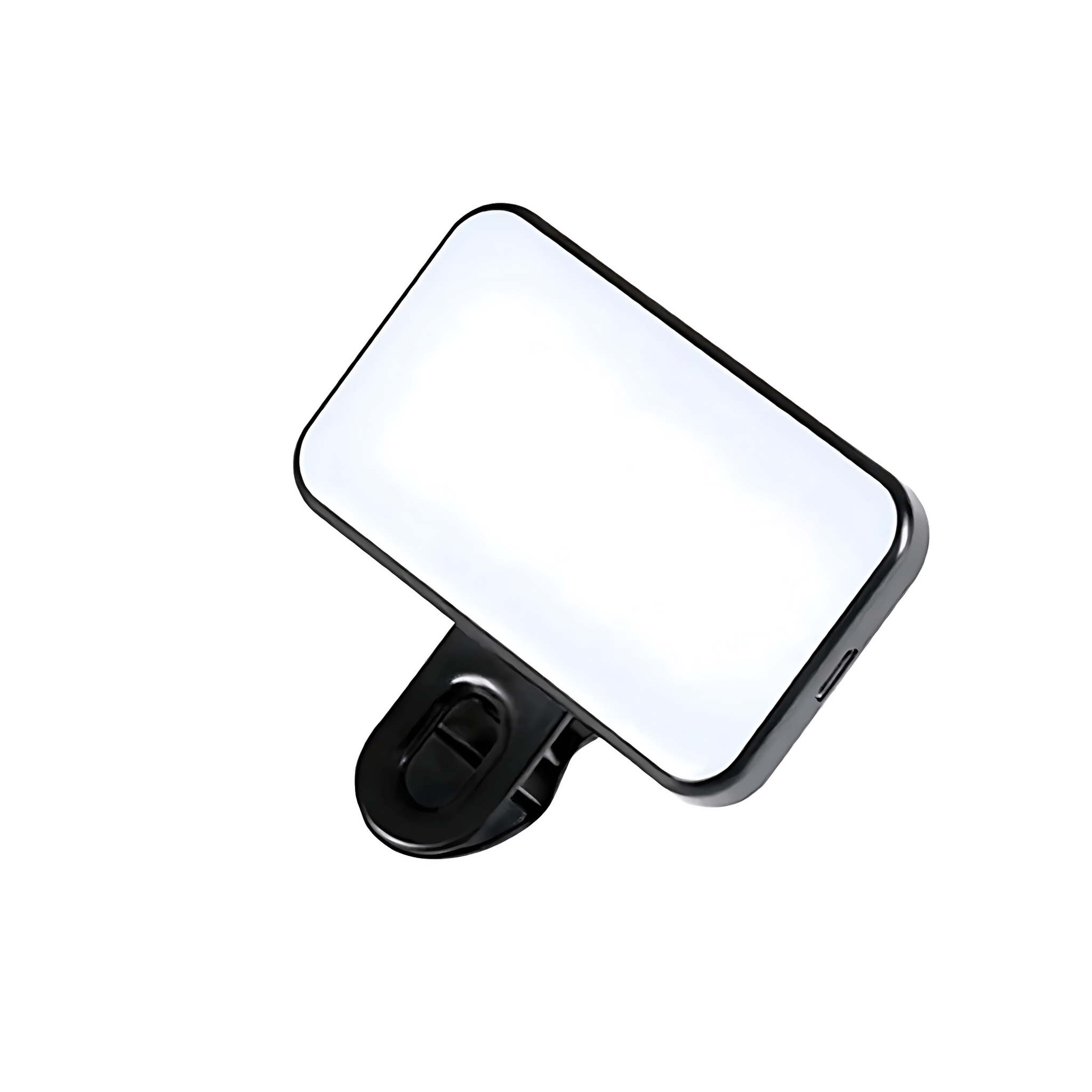 Pocket LED Selfie Light – Clip-On Phone & Laptop Fill Light, compact design for mobile devices and laptops.