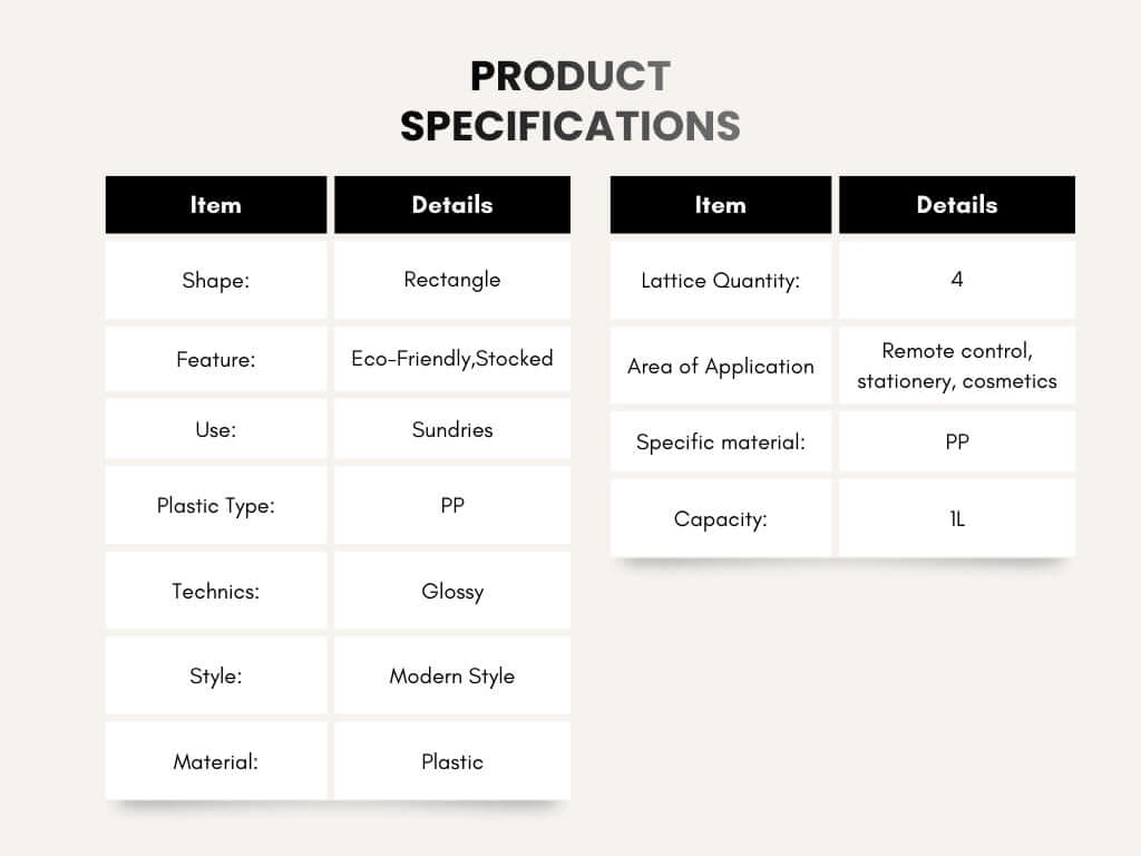 Desktop Remote Control Organizer – Multipurpose 3-Compartment Storage Box