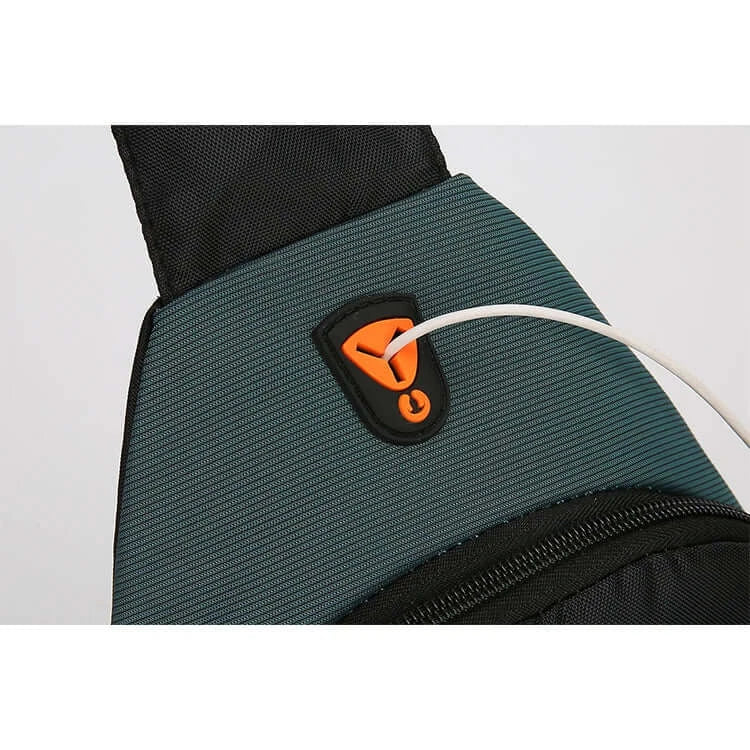 Men’s Waterproof Tactical Sling Bag – Lightweight Outdoor Crossbody Pack - Poppix