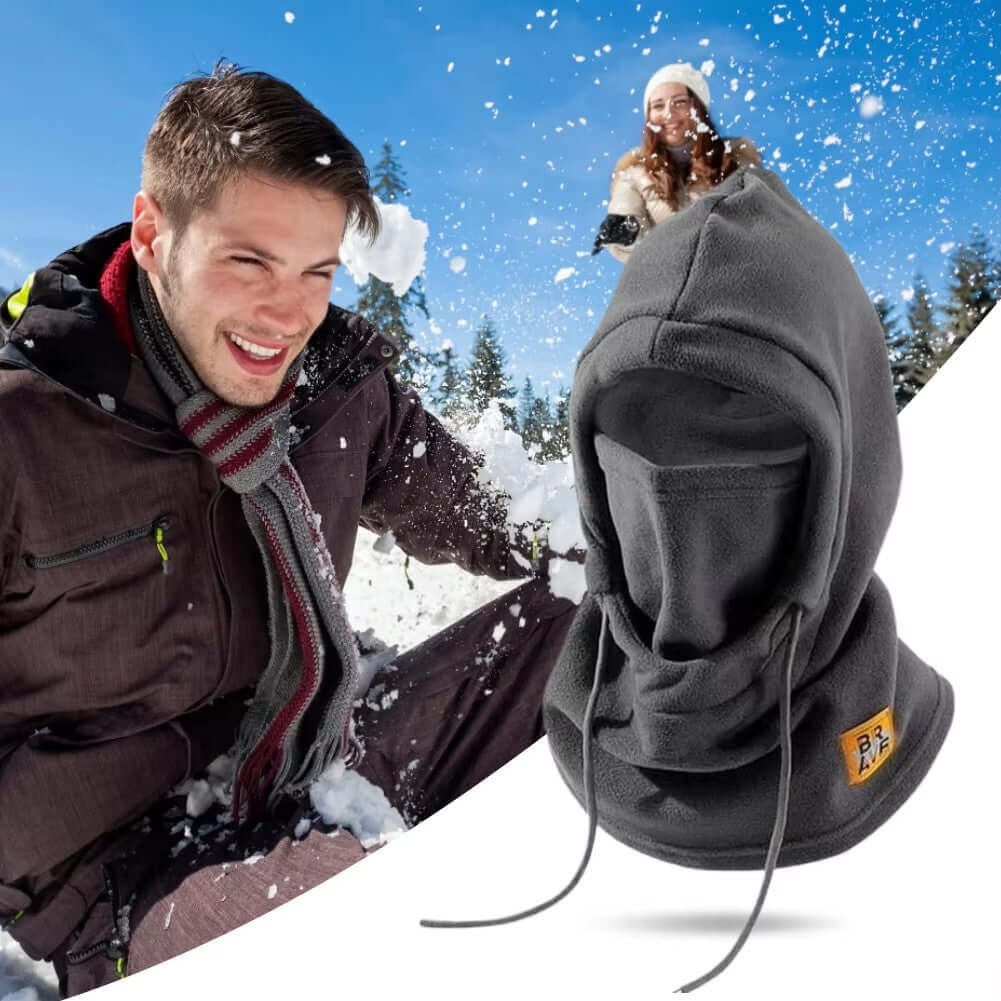 3-in-1 Thermal Winter Balaclava – Windproof Hat, Mask & Neck Warmer Set