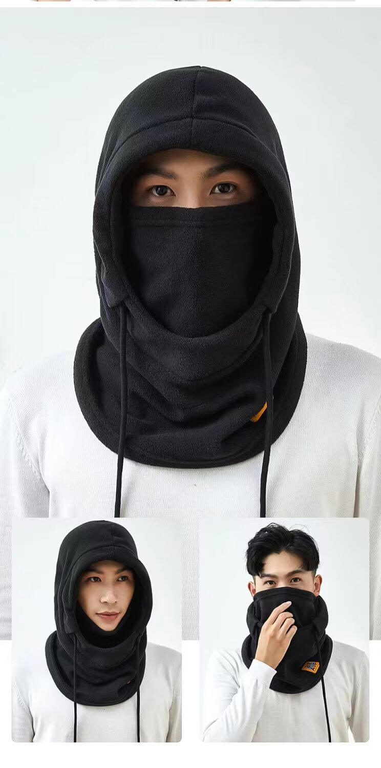 3-in-1 Thermal Winter Balaclava – Windproof Hat, Mask & Neck Warmer Set