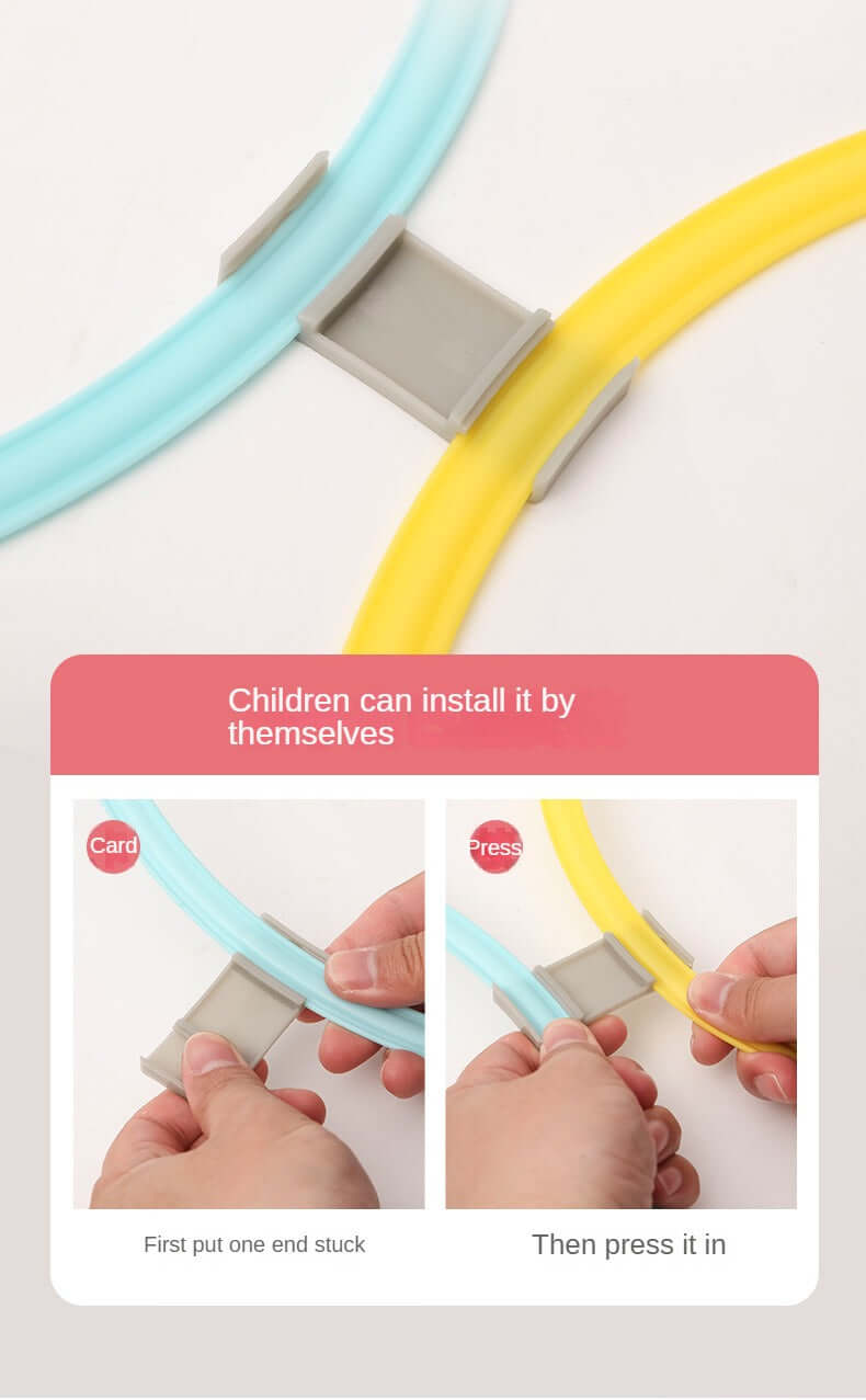 Kids’ Hopscotch Ring Set – 20-Piece Outdoor Active Play & Jump Game