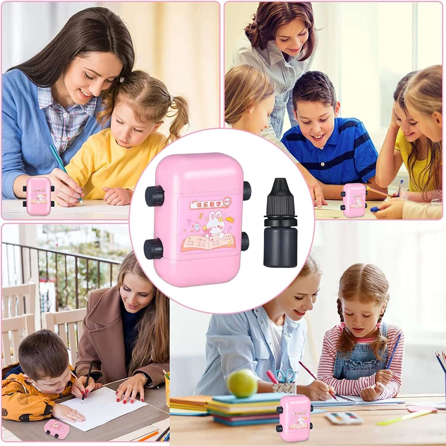 2-in-1 Digital Math Roller Stamp – Rapid Addition & Subtraction Practice