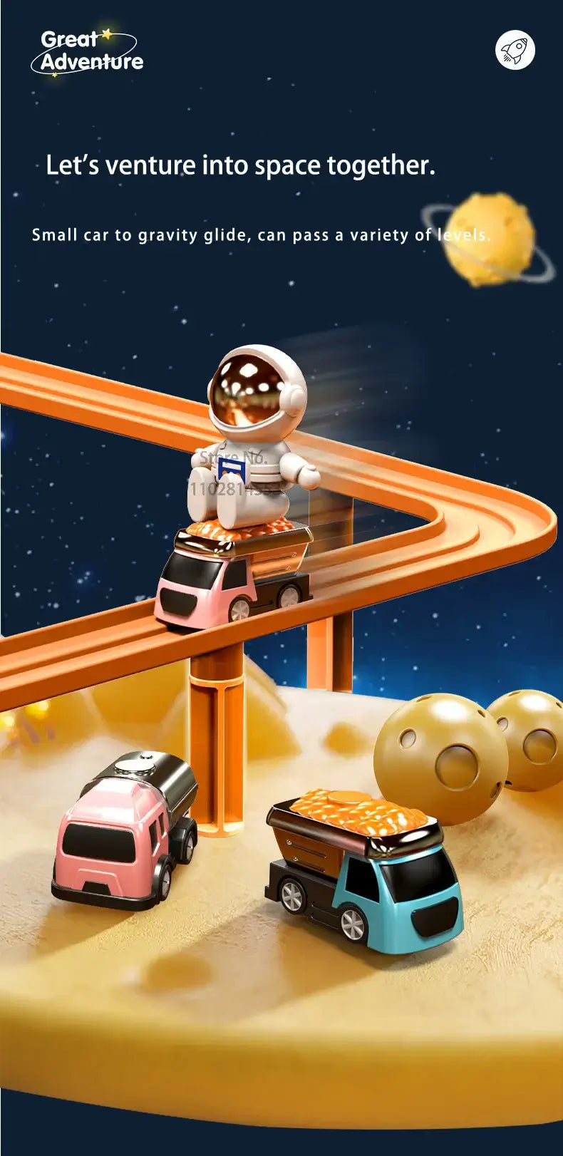 Kids City Rescue Track Adventure – Mechanical STEM Educational Toy - Poppix