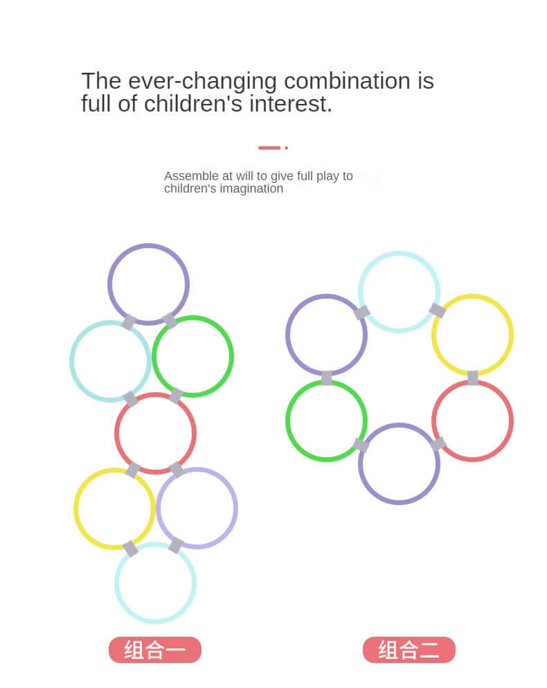 Kids’ Hopscotch Ring Set – 20-Piece Outdoor Active Play & Jump Game