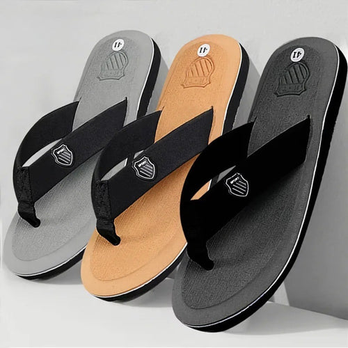 Men's Casual Non-Slip Flip Flops – Versatile Summer Beach Slides