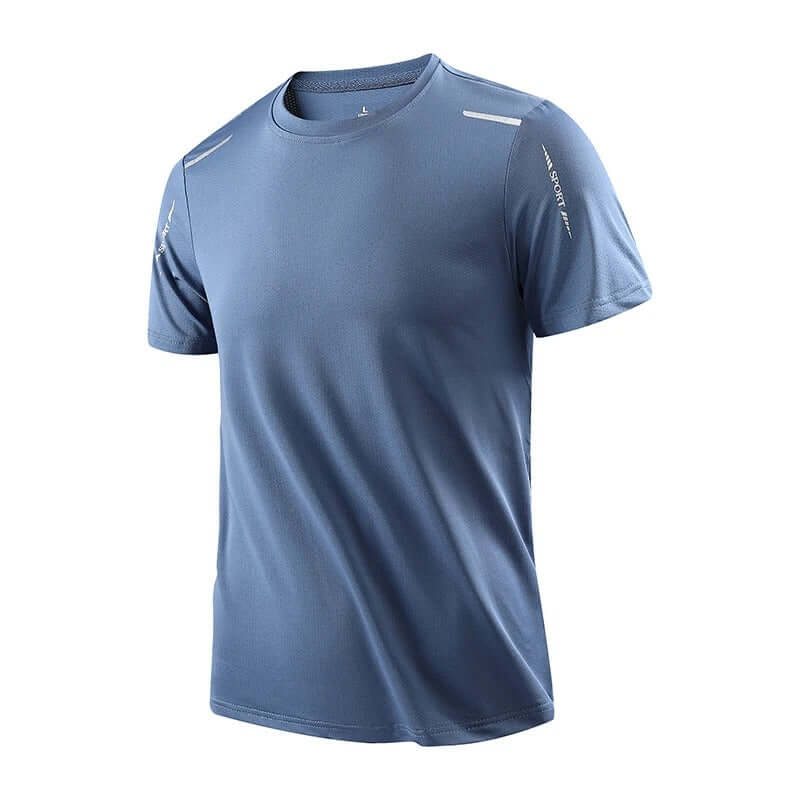Men's Quick-Dry Performance T-Shirt – Breathable Moisture-Wicking Sport Tee - Poppix