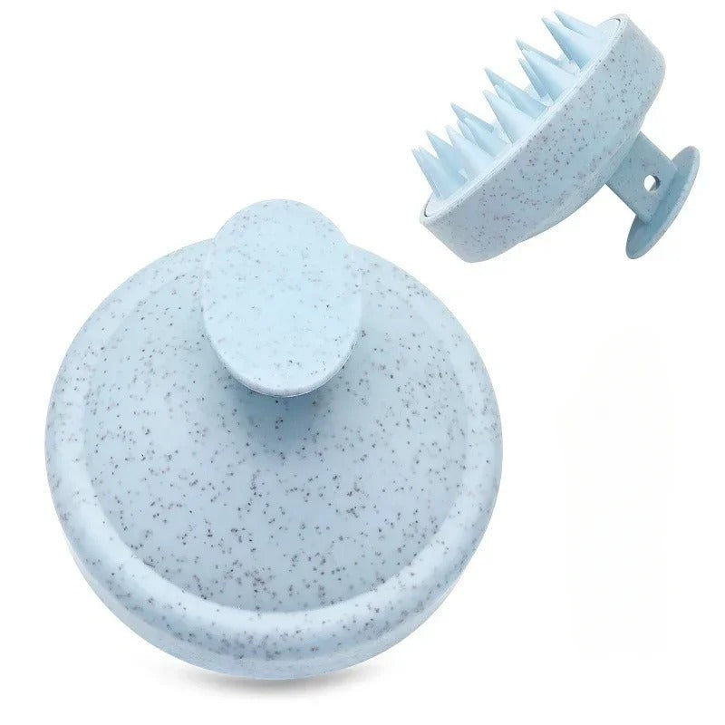 Silicone Scalp Massager & Shampoo Brush – Deep Cleaning Hair Scrubber - Poppix
