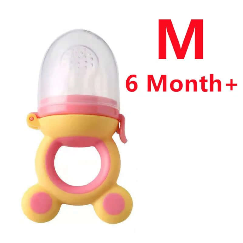 Silicone Baby Fruit Feeder & Teether – BPA-Free Fresh Food Pacifier - Poppix