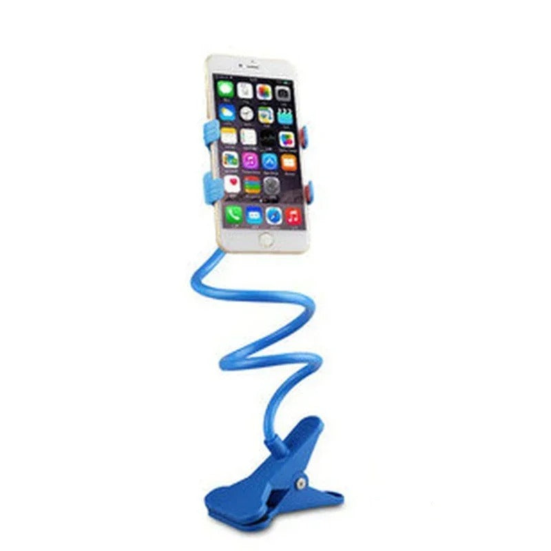 Flexible 360° Lazy Phone Holder – Long Arm Bed & Desk Mount Stand - Poppix