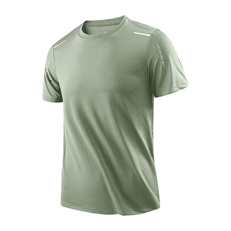 Men's Quick-Dry Performance T-Shirt – Breathable Moisture-Wicking Sport Tee - Poppix
