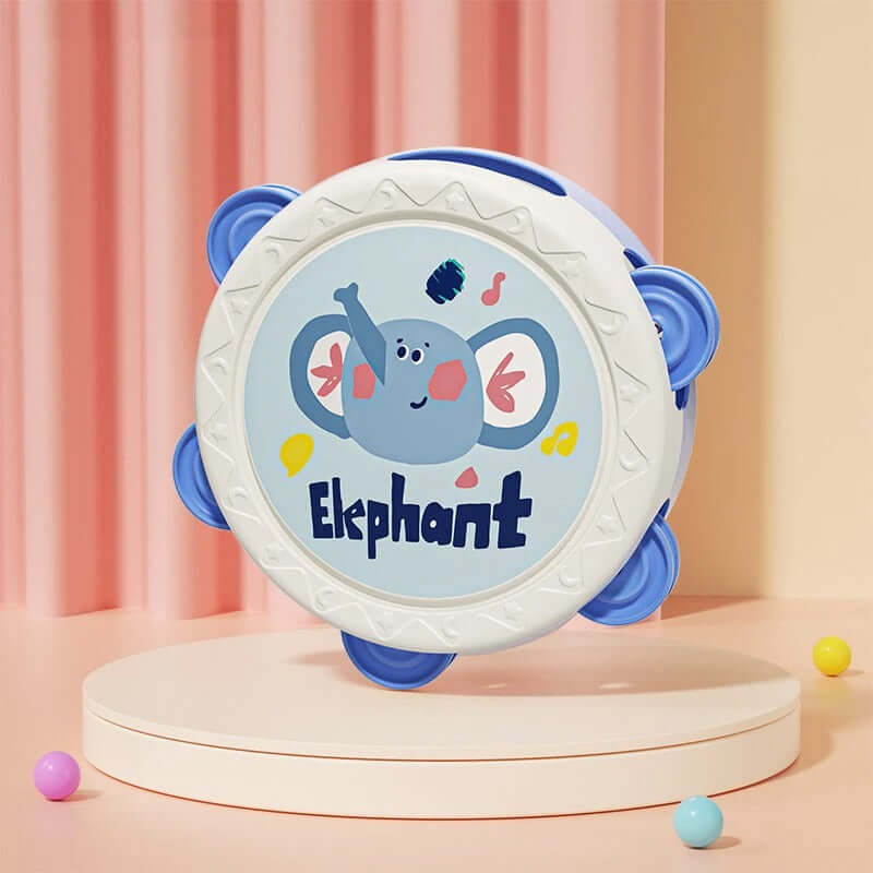 Montessori 3-in-1 Baby Drum Toy – Interactive Musical Learning Center - Poppix