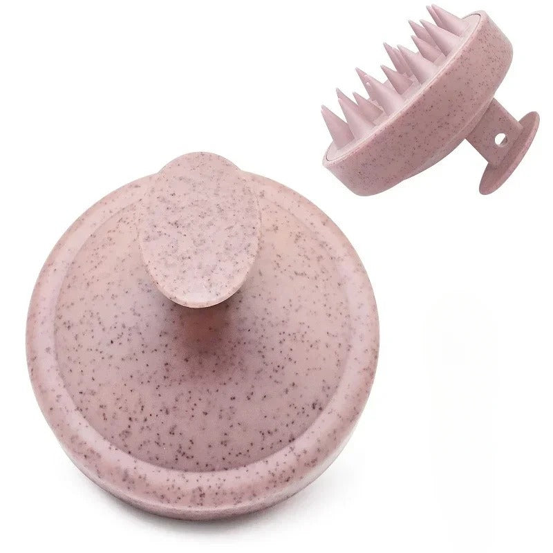 Silicone Scalp Massager & Shampoo Brush – Deep Cleaning Hair Scrubber - Poppix