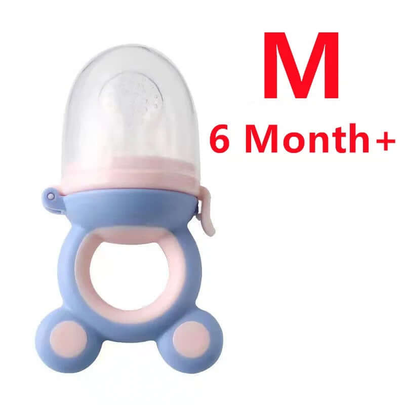 Silicone Baby Fruit Feeder & Teether – BPA-Free Fresh Food Pacifier - Poppix