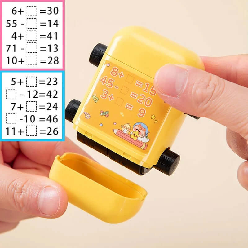 2-in-1 Digital Math Roller Stamp – Rapid Addition & Subtraction Practice