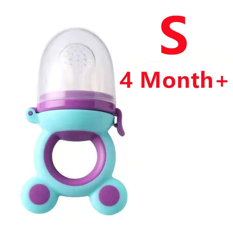 Silicone Baby Fruit Feeder & Teether – BPA-Free Fresh Food Pacifier - Poppix
