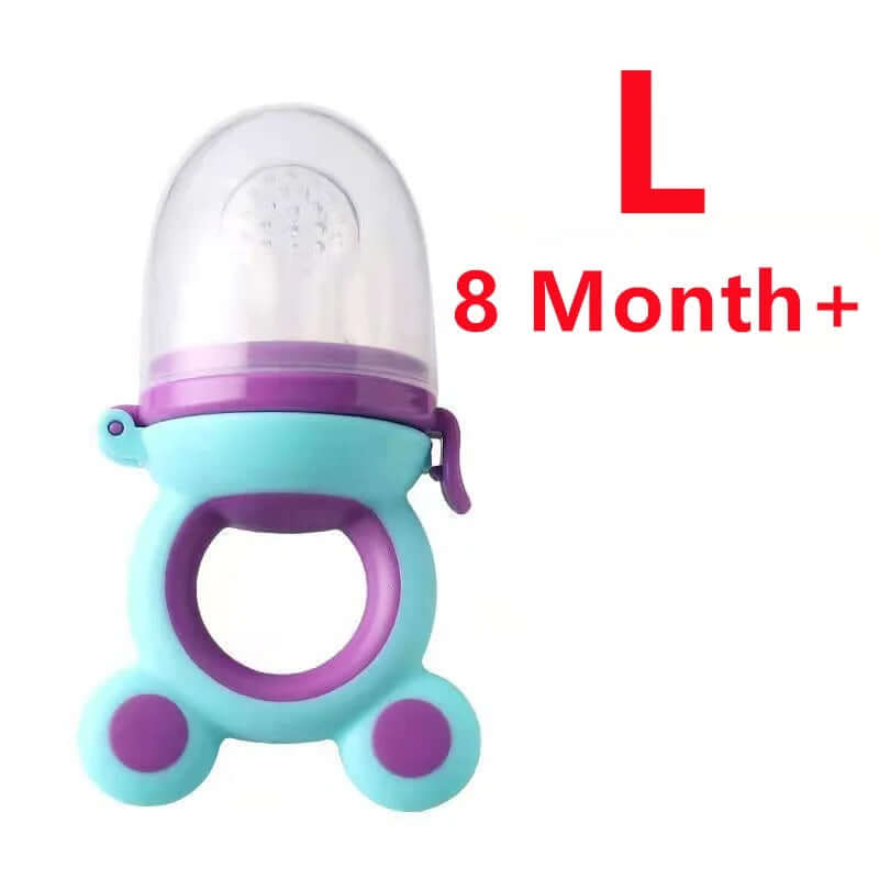Silicone Baby Fruit Feeder & Teether – BPA-Free Fresh Food Pacifier - Poppix