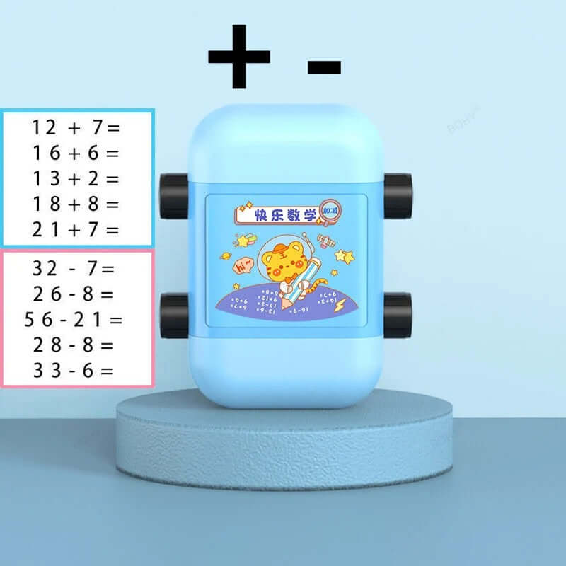 2-in-1 Digital Math Roller Stamp – Rapid Addition & Subtraction Practice