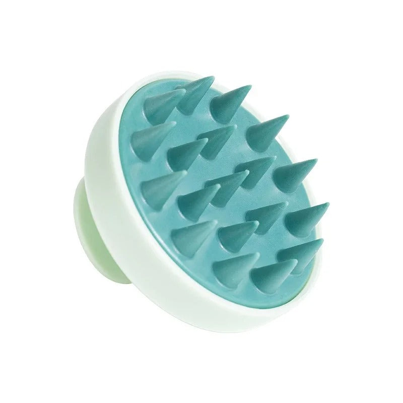 Silicone Scalp Massager & Shampoo Brush – Deep Cleaning Hair Scrubber - Poppix