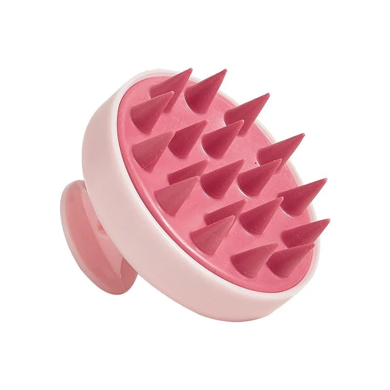 Silicone Scalp Massager & Shampoo Brush – Deep Cleaning Hair Scrubber - Poppix