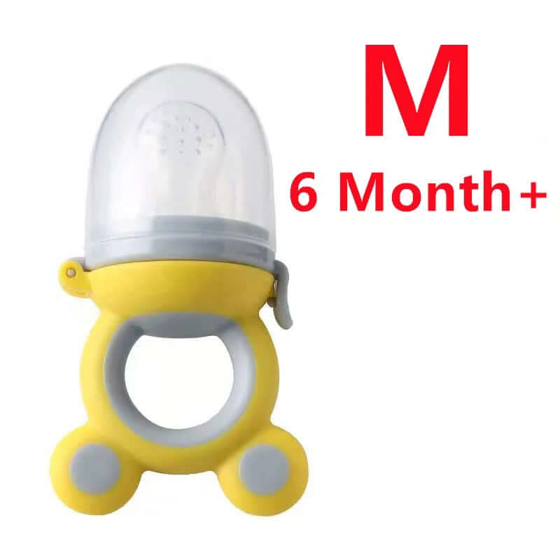Silicone Baby Fruit Feeder & Teether – BPA-Free Fresh Food Pacifier - Poppix