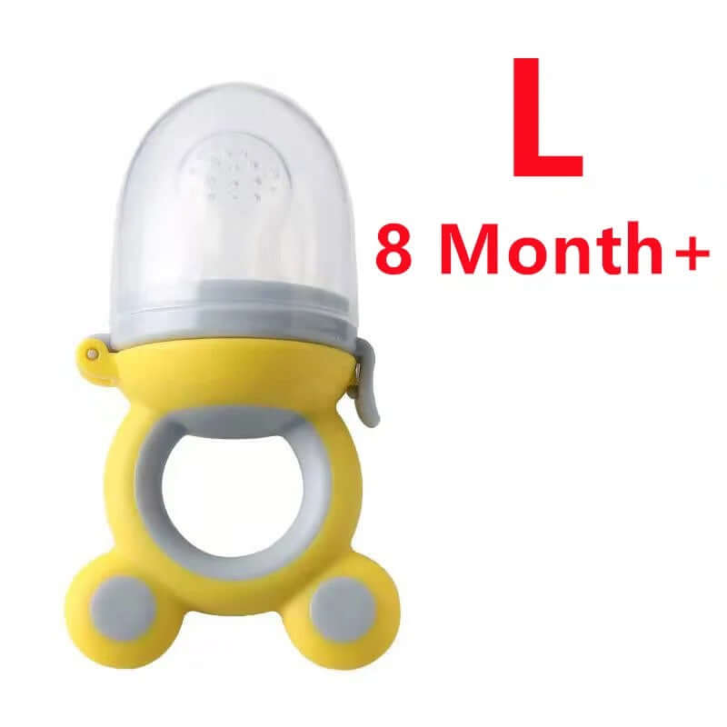 Silicone Baby Fruit Feeder & Teether – BPA-Free Fresh Food Pacifier - Poppix