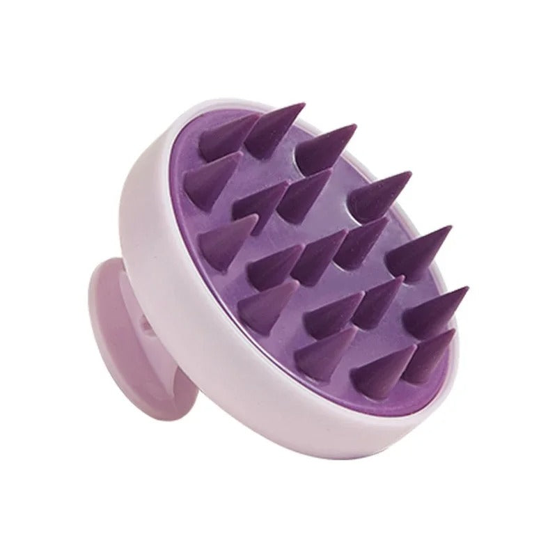 Silicone Scalp Massager & Shampoo Brush – Deep Cleaning Hair Scrubber - Poppix