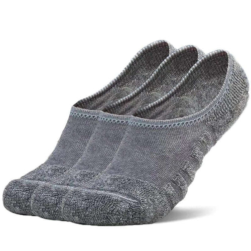 Men’s 5-Pack Cushioned No-Show Socks – Anti-Slip Cotton Boat Socks