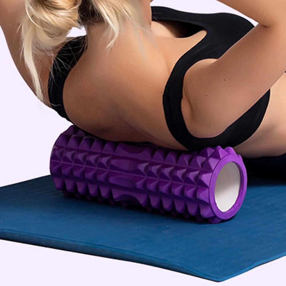 High-Density Foam Roller – Hollow Core Muscle Massager for Yoga & Recovery
