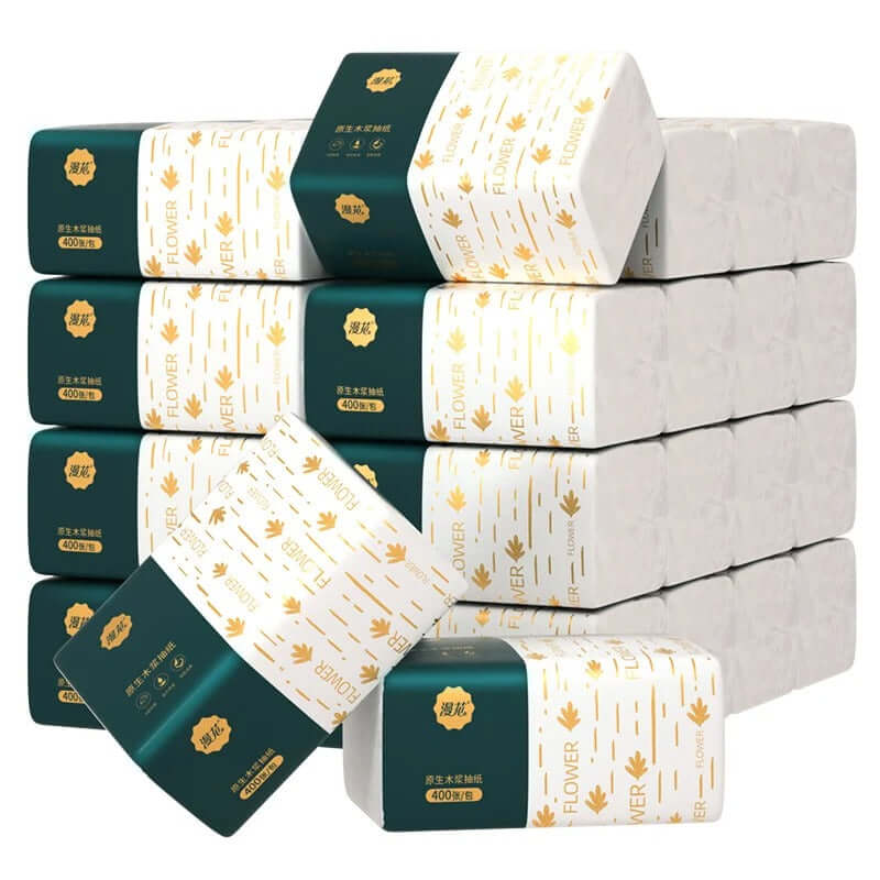 30-Pack Premium Facial Tissues – Bulk Soft Household Paper Napkins