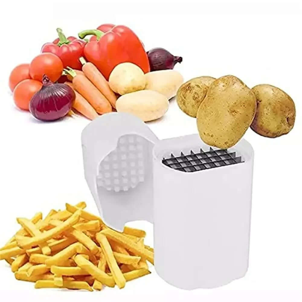 Rapid French Fry Cutter & Vegetable Dicer – Professional Potato Slicer