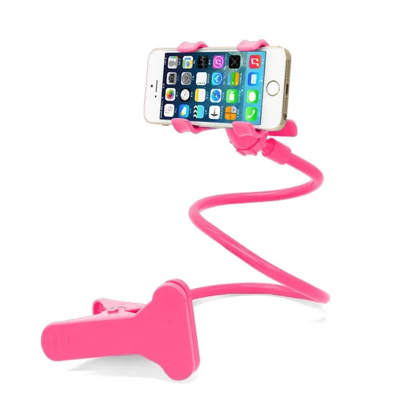 Flexible 360° Lazy Phone Holder – Long Arm Bed & Desk Mount Stand - Poppix