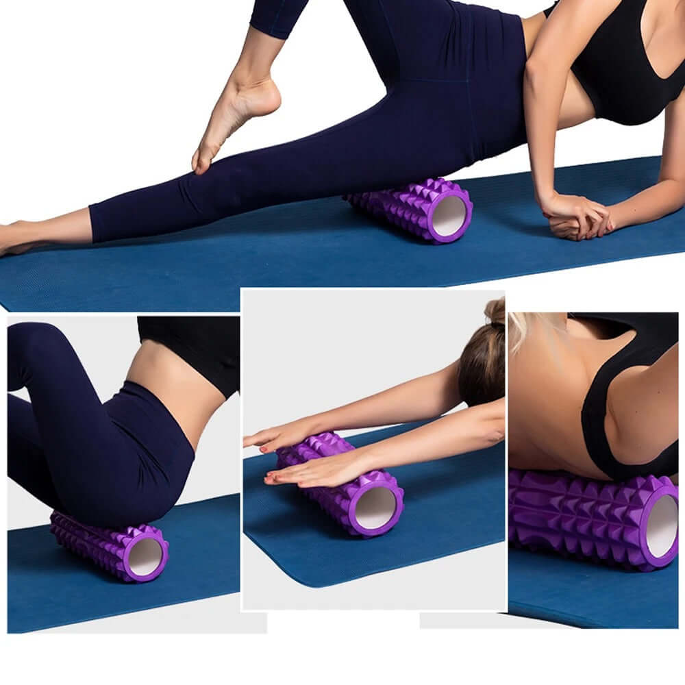 High-Density Foam Roller – Hollow Core Muscle Massager for Yoga & Recovery