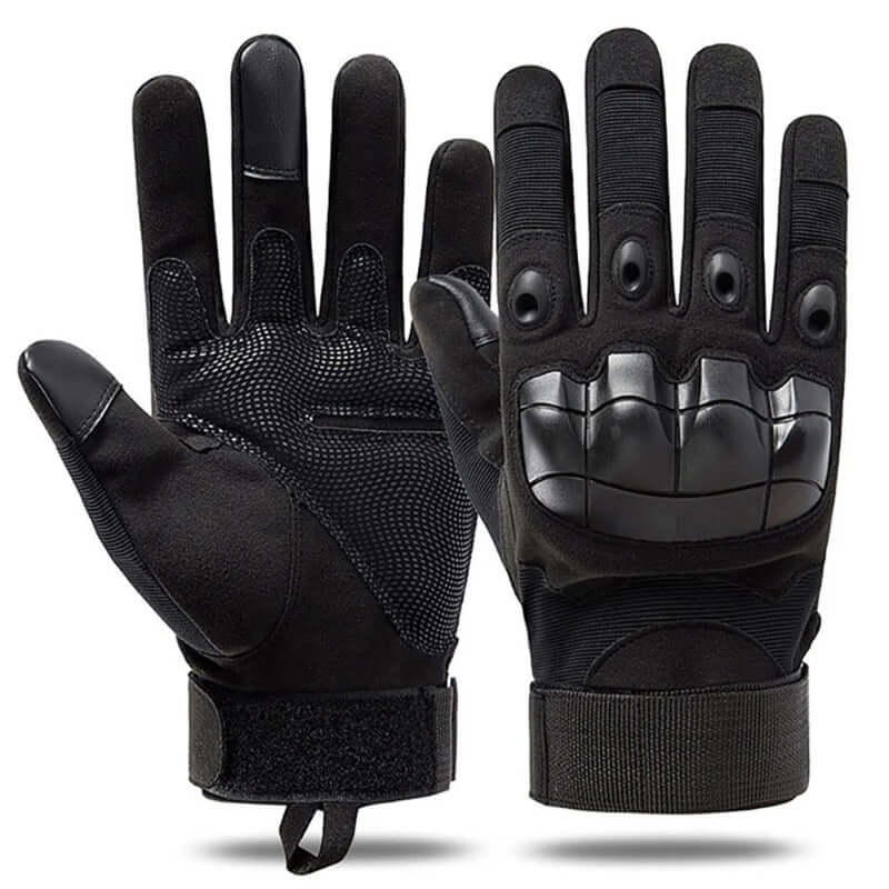 Touchscreen Summer Motorcycle Gloves – Breathable Full-Finger Riding Gear - Poppix
