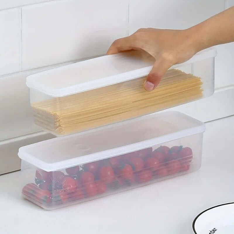 4-Piece Airtight Refrigerator Organizer Set – Slim Food Storage Containers