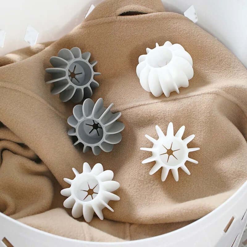 Reusable Pet Hair Remover for Laundry – Silicone Washing Machine Fur Catcher - Poppix