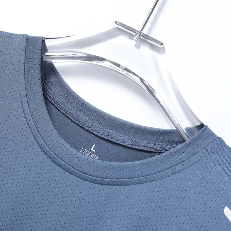 Men's Quick-Dry Performance T-Shirt – Breathable Moisture-Wicking Sport Tee - Poppix
