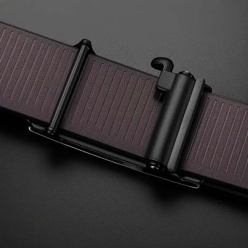 Men’s PU Leather Automatic Buckle Belt – Sleek Business & Casual Design