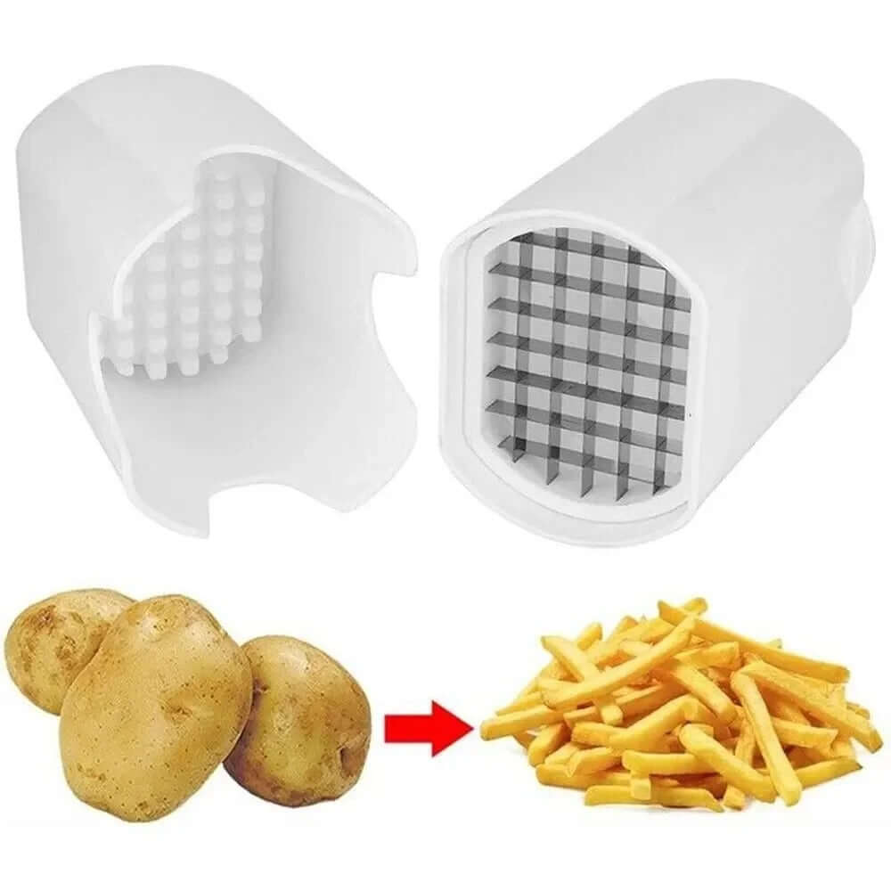 Rapid French Fry Cutter & Vegetable Dicer – Professional Potato Slicer