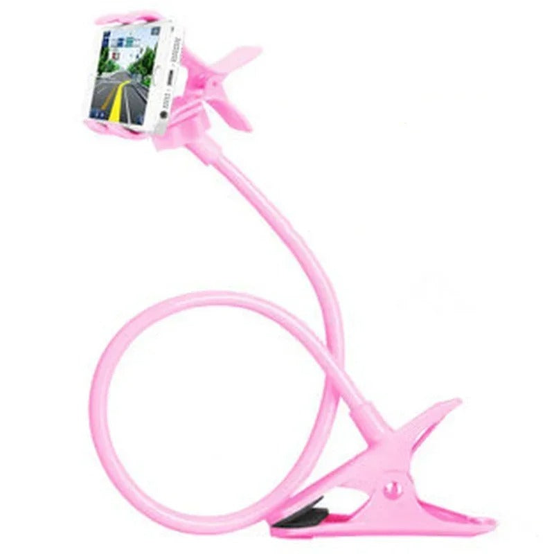 Flexible 360° Lazy Phone Holder – Long Arm Bed & Desk Mount Stand - Poppix
