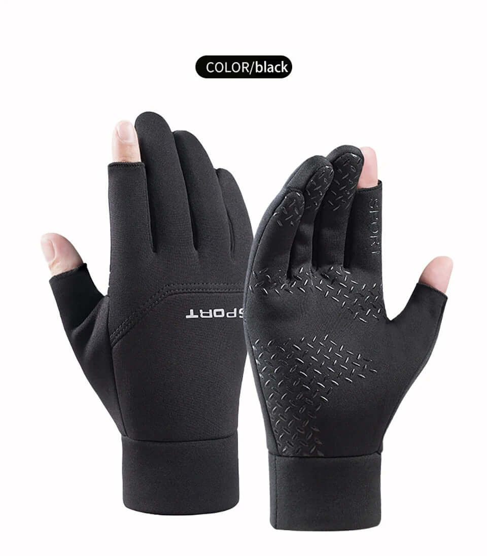 Pro-Angler Winter Fishing Gloves – Touchscreen & 2-Finger Flip Design