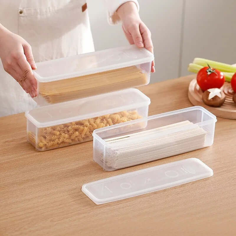 4-Piece Airtight Refrigerator Organizer Set – Slim Food Storage Containers