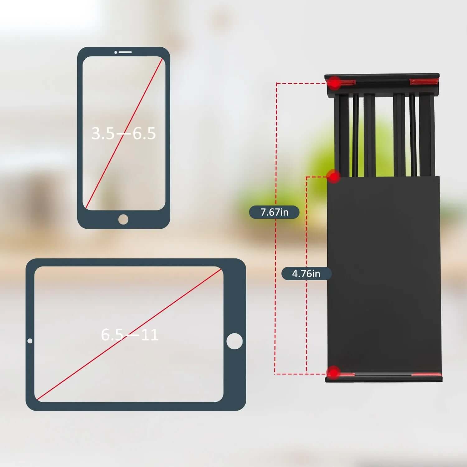 Universal Gooseneck Phone & Tablet Mount – 360° Flexible Lazy Arm Bed Stand