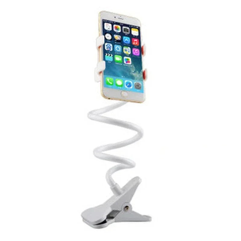 Flexible 360° Lazy Phone Holder – Long Arm Bed & Desk Mount Stand - Poppix