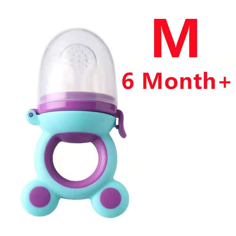 Silicone Baby Fruit Feeder & Teether – BPA-Free Fresh Food Pacifier - Poppix