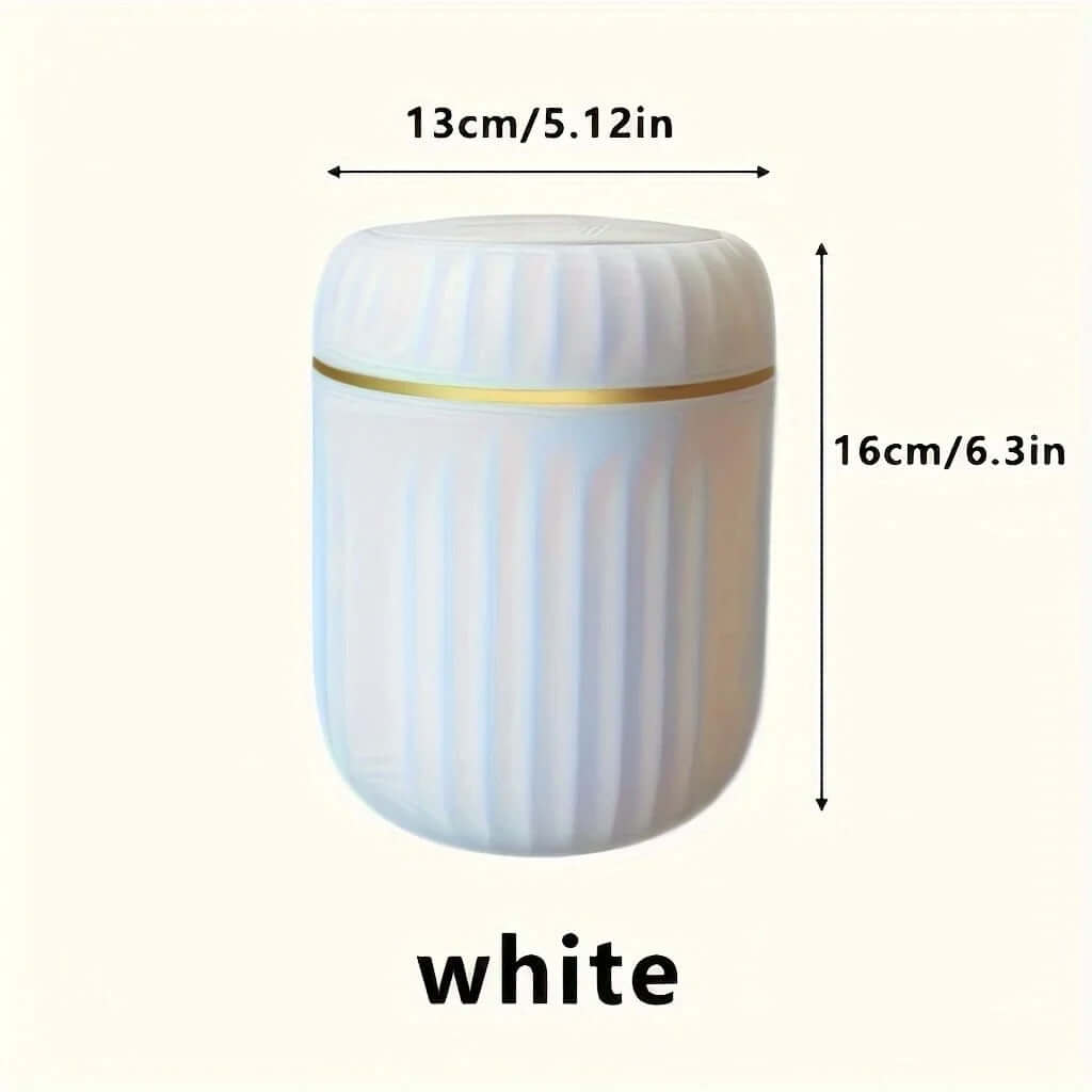 Mini Desktop Trash Can with Press-Top Lid – Sleek Tabletop Waste Bin