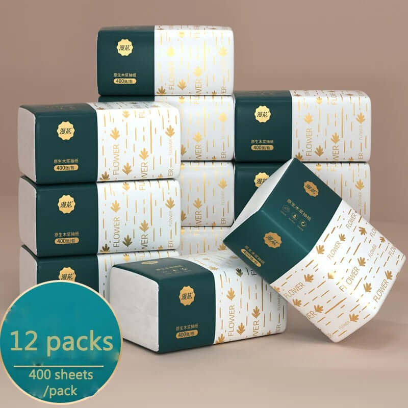 30-Pack Premium Facial Tissues – Bulk Soft Household Paper Napkins