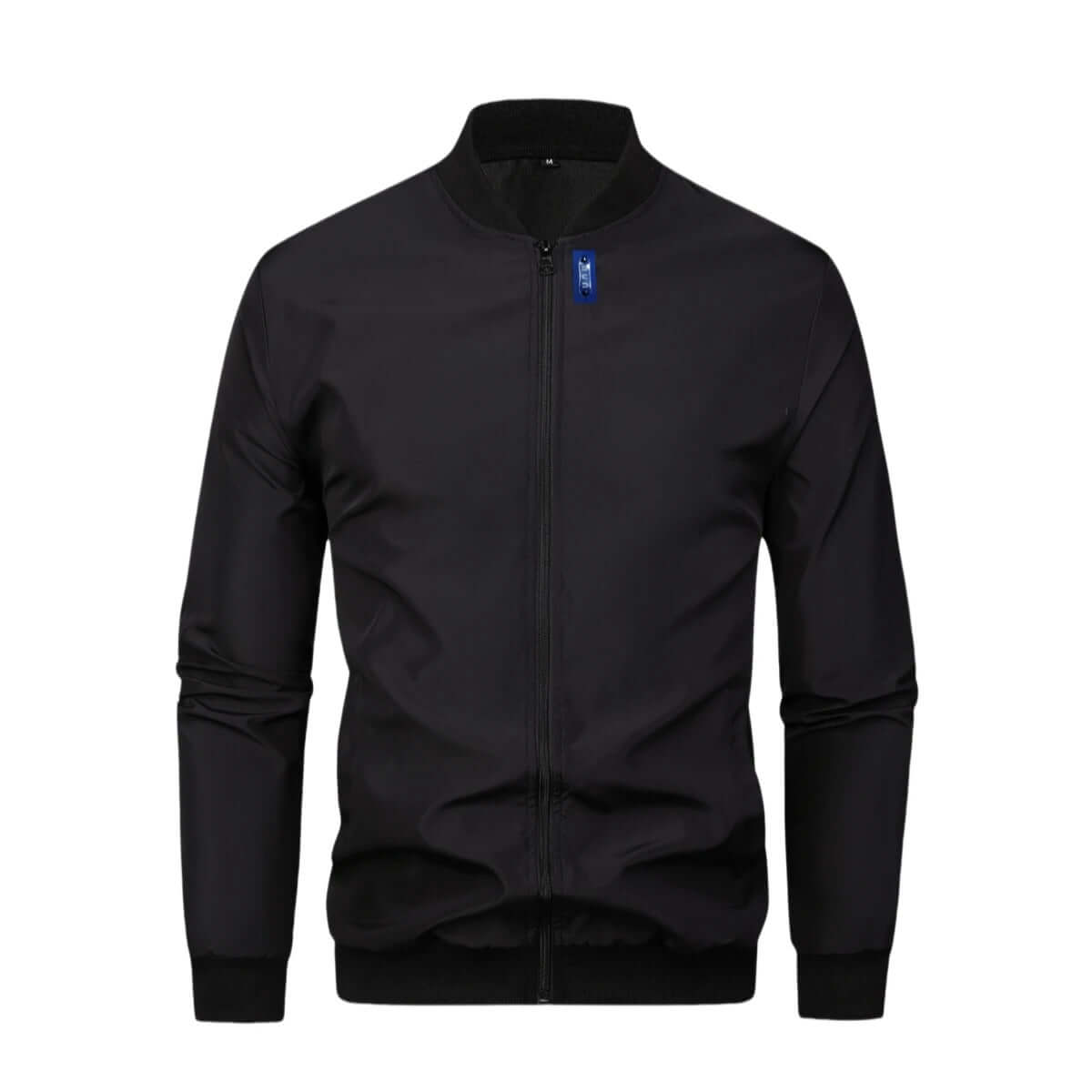 Men's Minimalist Bomber Jacket – Slim Fit Casual Business Coat - Poppix