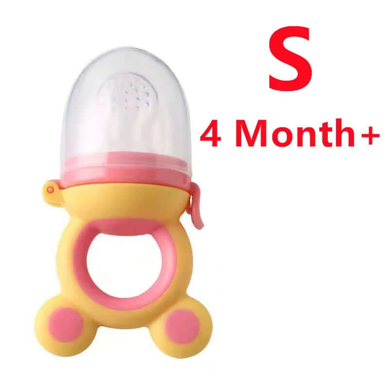 Silicone Baby Fruit Feeder & Teether – BPA-Free Fresh Food Pacifier - Poppix